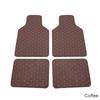 Lot de 4 tapis de sol universels pour voiture, imperméables et anti-salissures, pour toutes les voitures