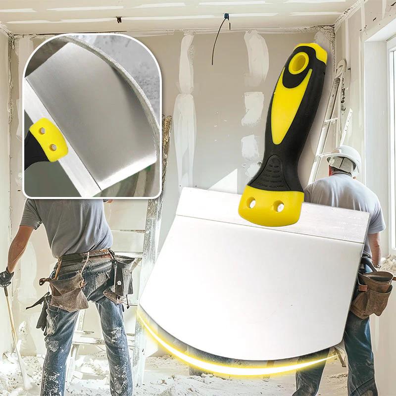 Arc-Shape Shovel Putty Knife Scraper Hand Tool For Drywall Finishing Plaster Trowel Scraper Putty Tool Plastic Curved Shovel