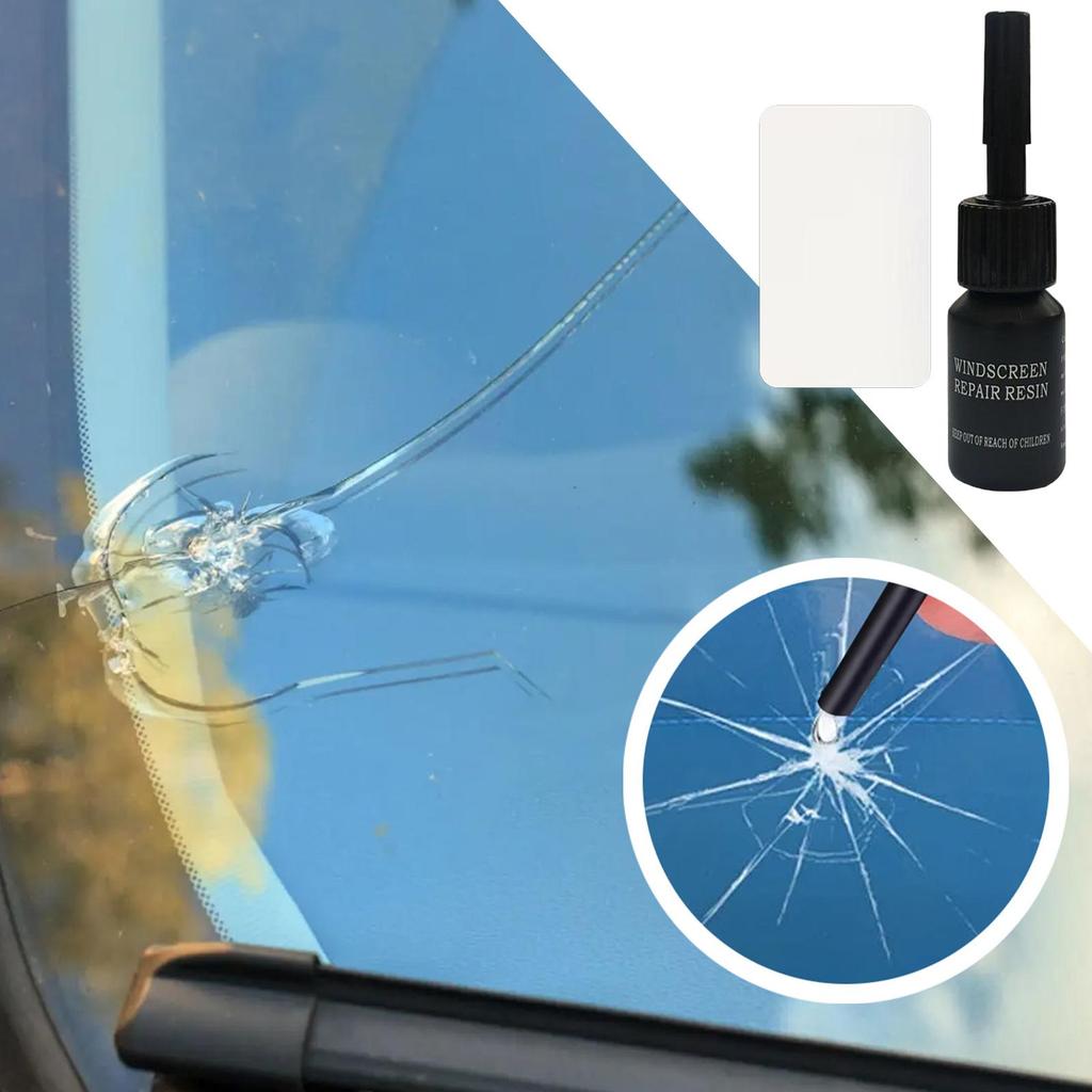 20g Car Glass Crack Repair Fluid Cracked Windshield Repair Kit Auto Glass Repair Kit Windshield Resin Repair Agent Tools
