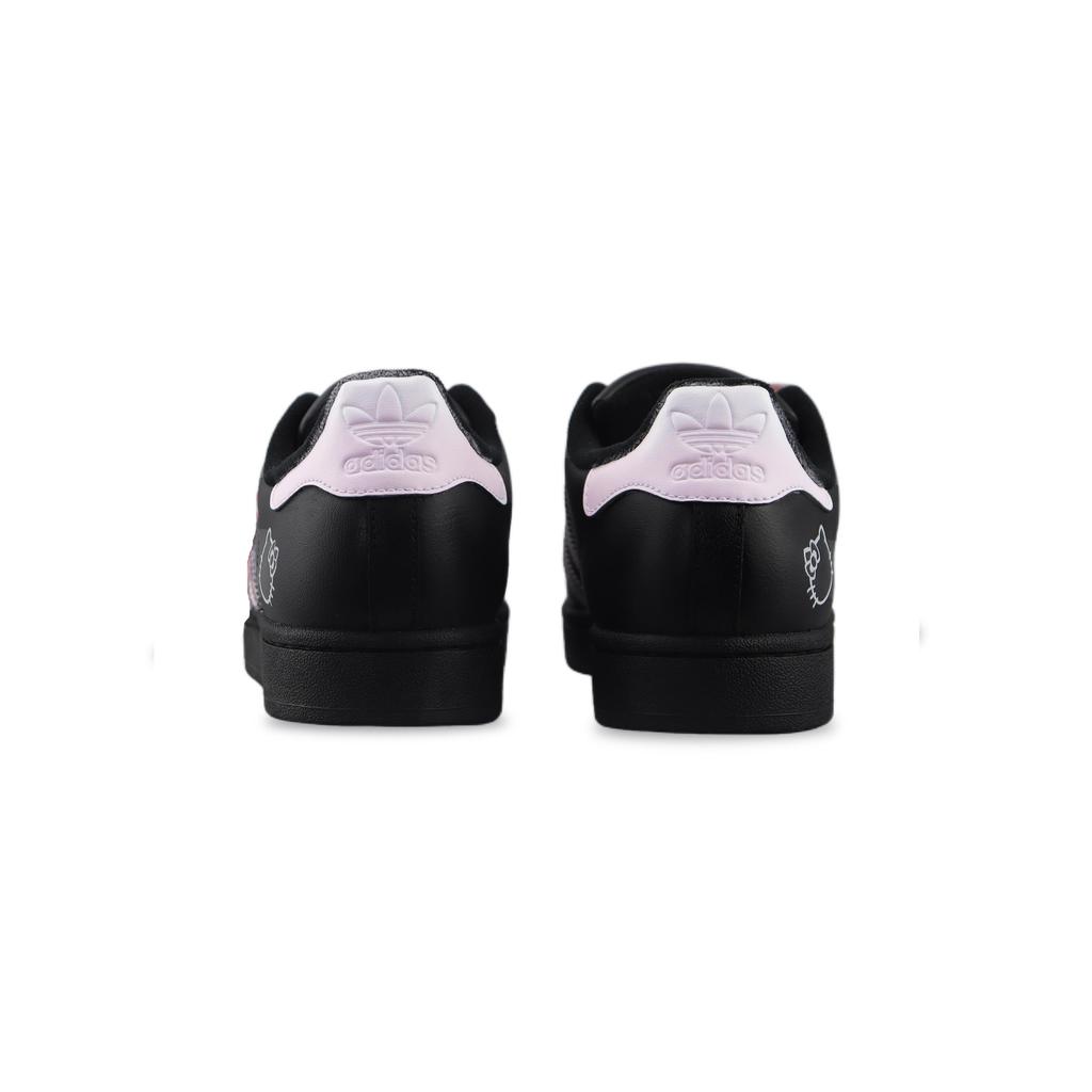 Adidas Originals Superstar 2 Abrasion Resistant Low top Skateboard Shoes Unisex Black Pink JI0079(Team129-)