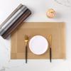 6pcs Heat-resistant Dining Table Mat Waterproof Bowl Pad Washable Party Placemat  Banquet