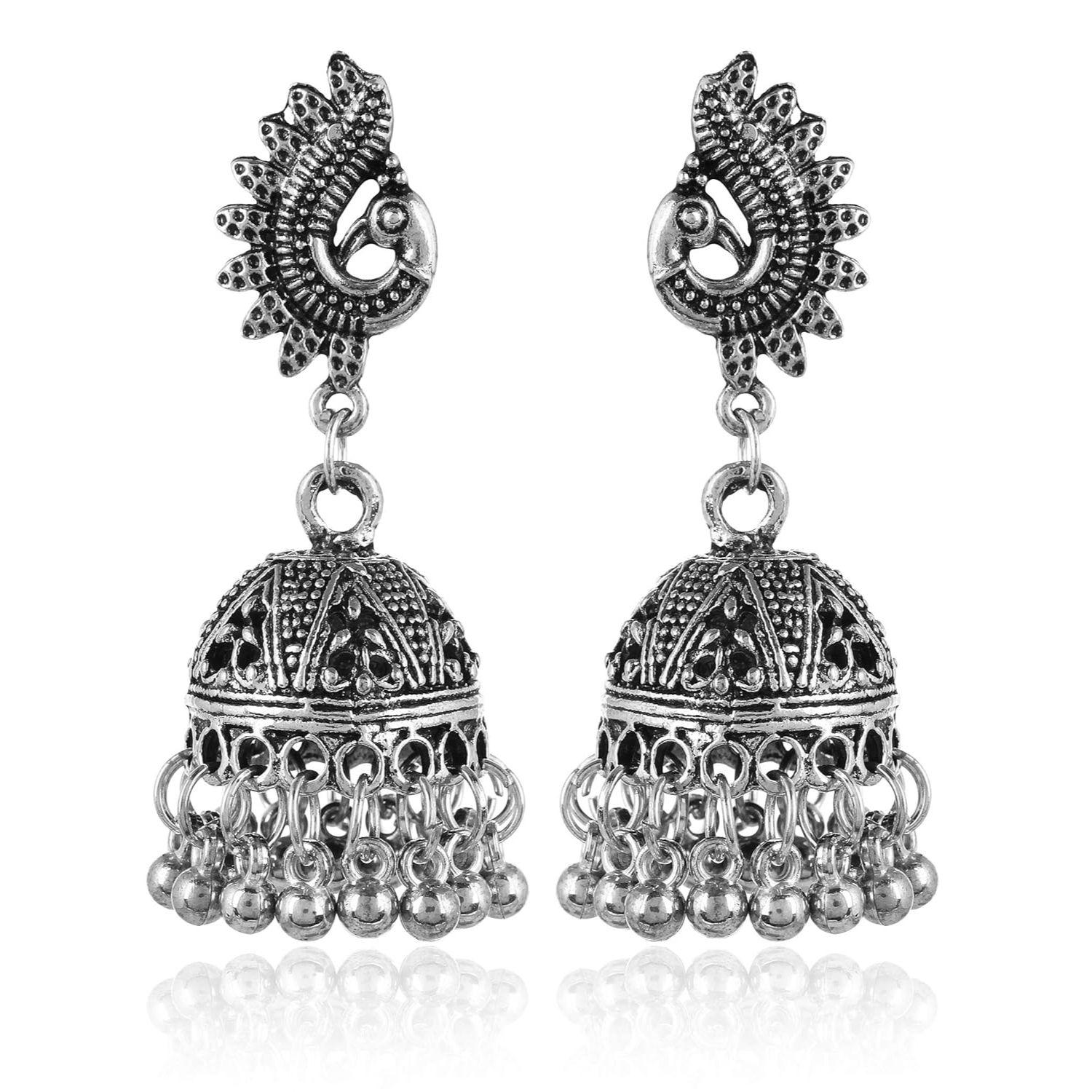 

Серьги для женщин Ювелирные изделия Серьги Афгани Джумка серьги серьги для девочек и женщин