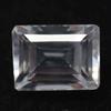 8.50 Ct Natural White Sapphire AA+ CERTIFIED Perfect Emerald Cut Loose Gemstone Y-39251481