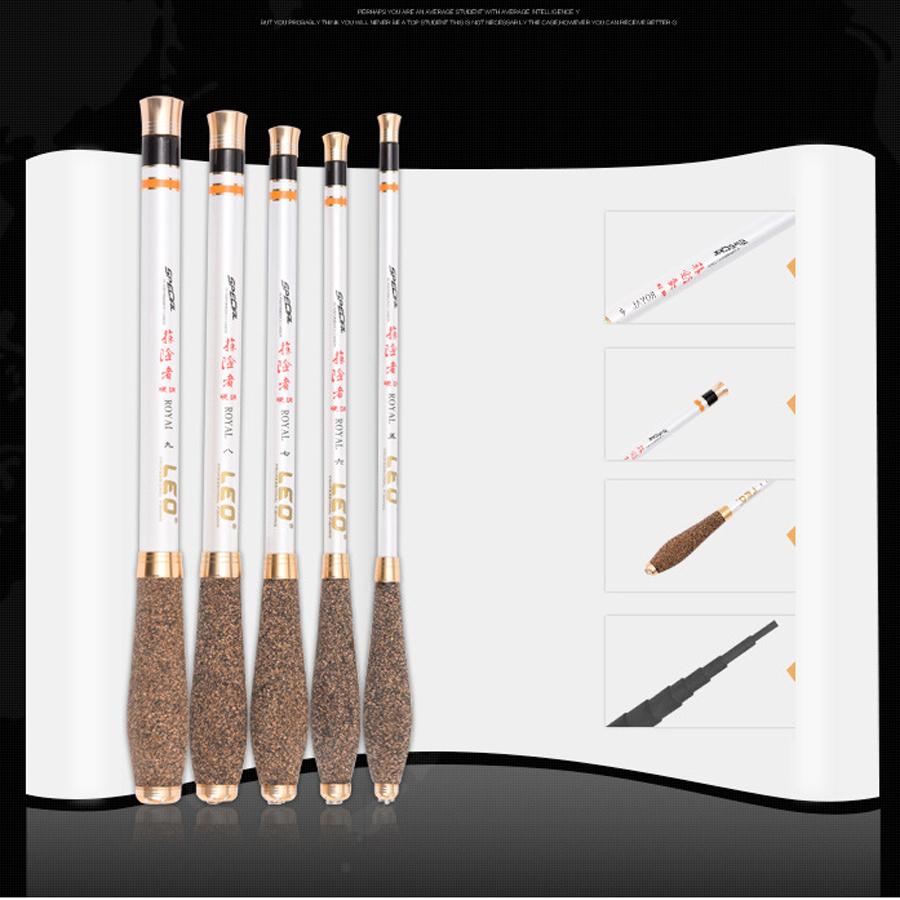 Canna da pesca portatile ultraleggera da tasca super rigida 1.5/1.8/2.1/2.4/2.7M Canna da pesca telescopica in carbonio per pesca a mano in torrente 260319