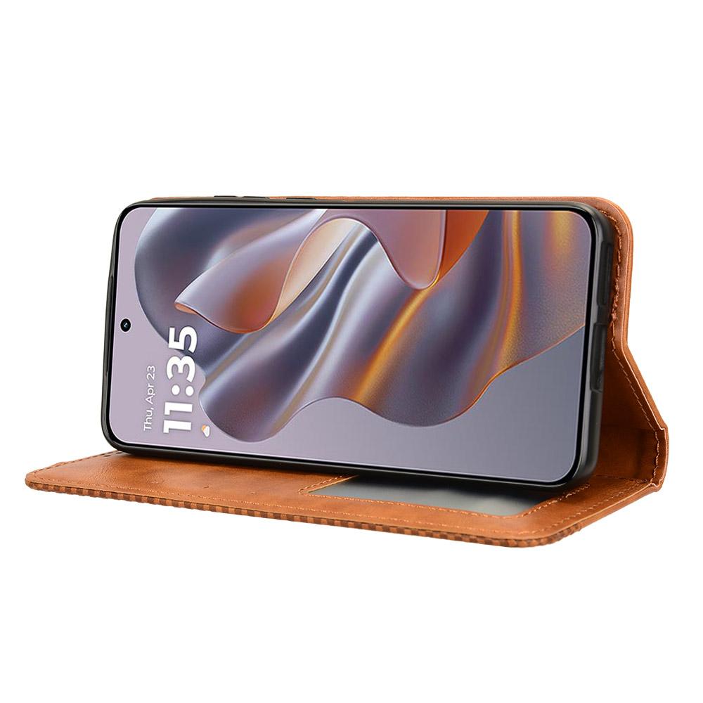 For Motorola Thinkphone 25 5G/Edge 50 Neo 5G/Moto S50 5G Leather Case Wallet Stand Retro Texture Phone Cover