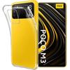Coque pour Xiaomi Poco M3 - PHONILLICO - Ultra Mince - Silicone Gel TPU - Transparent - Souple