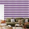 Harlequin Diamonds Wallpaper Light Gray, White, Plum, and Purple 50x1000