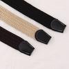 Stylish Canvas Woven Waist Belt For Women Featuring Versatile And Design Chic