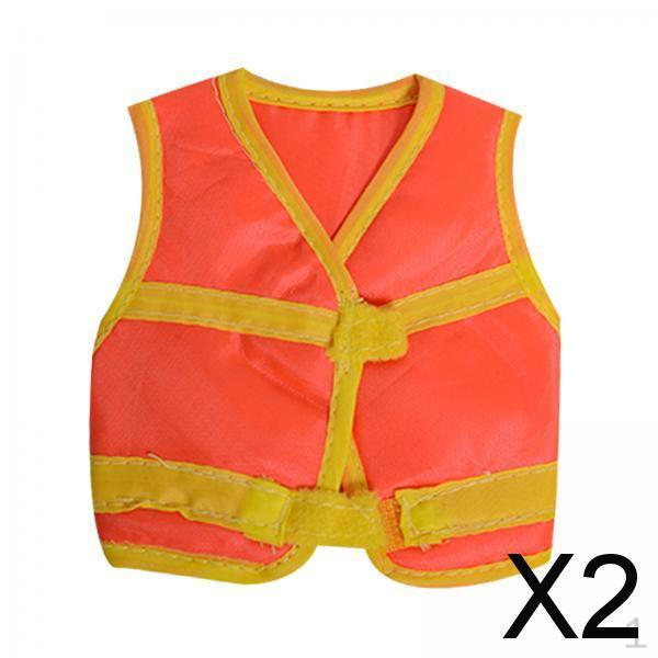 

2х 1:6 Мужских фигурок с отражающим жилетом, Декор для кукол, Аксессуары для декора кукол для 12 дюймов