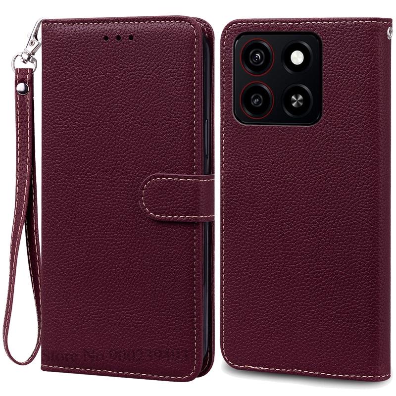 For ZTE Blade A35 Back Cover Phone Case For ZTE Blade A35 Case Soft Silicone Wallet Leather Flip Cover For ZTE Blade A35 Fundas