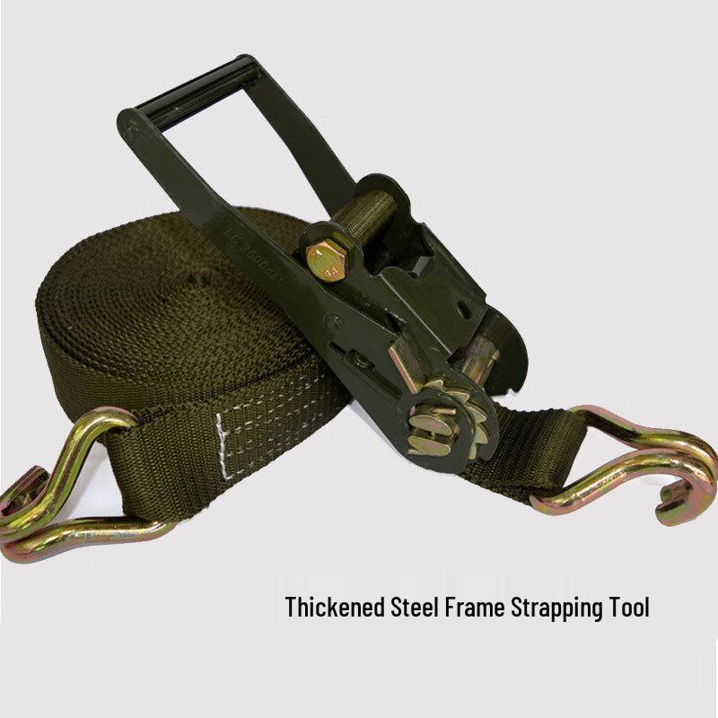 Heavy-Duty Ratchet Tie-Down Strap