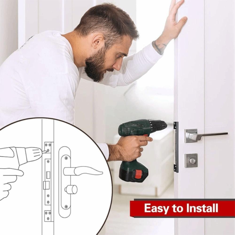 Rustproof Outswing Angle Cover Reversible Deadbolt Lock  Swinging Door