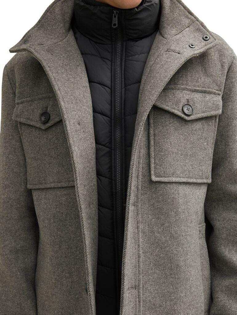 Пальто Tom Tailor 2-в-1 с шерстью (1042209) шерстяное пальто нагрудные карманы 1042209 стальной серый