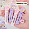 Öğrenciler İçin Maket Bıçağı Scrapbooking İçin Geri Çekilebilir Maket Bıçağı Paket Açma Kendin Yap El Sanatları Okul Ofisi İçin Taşınabilir Güvenlik Kesici
