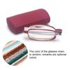 Folding Reading Glasses for Women Small Frame Metal Glasses with Original Box Portable Black Men Farsighted Glasses +1.0 To +4.0