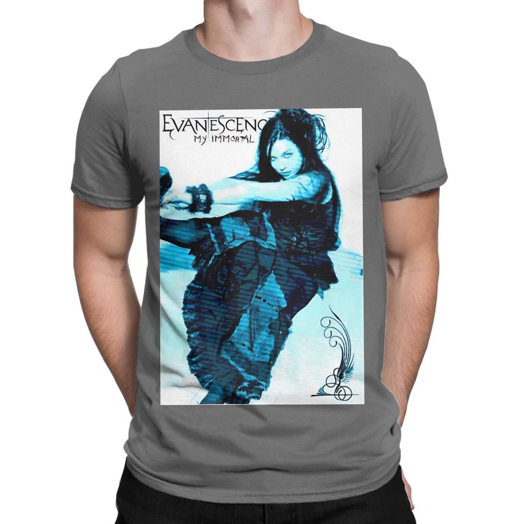 Amy lLee Evanescence Album poster Funny 100 Cotton TShirt Amy lLee Evanescence Tees Tops For Unisex