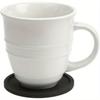 2/4pcs Non-Slip Silicone Drink Coasters - Large Black Cup Coaster Set for Outdoor & Indoor Drinks - Anti Stain & Heat Resistant