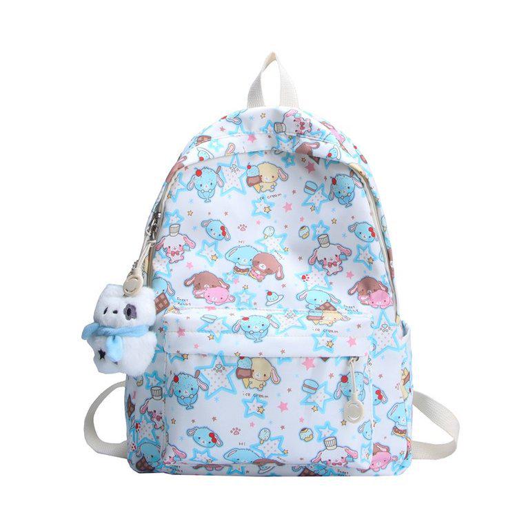 

2025 Cute Large Capacity Puppy Backpack for Girls - Perfect for High School & Travel Without Pendant