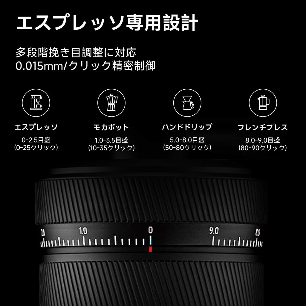 TIMEMORE Manual Coffee Mill S3 ESP Espresso External Dial Type Fine Adjustment All Metal Folding Grinder 0.015mm/Click