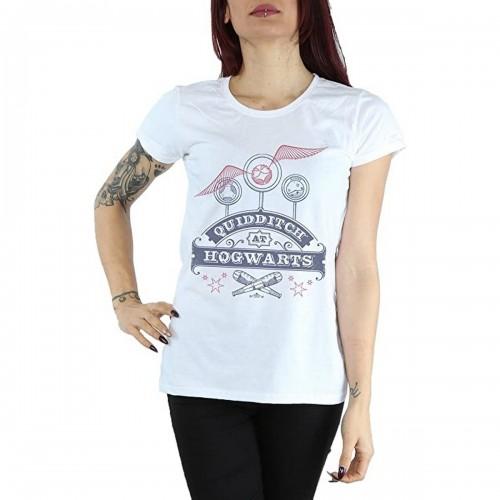 

Harry Potter Womens/Ladies Quidditch At Hogwarts Cotton T-Shirt XXL білий
