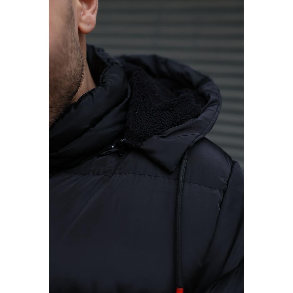 Men's Fur Lined Puffer Coat