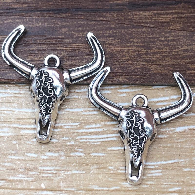 Antiker Silberlegierung Spinnennetz Anhänger Charm - Halloween DIY Schmuckzubehör