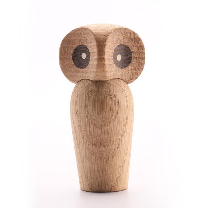 Creative Wooden Owl Ornament: Symbol of Wisdom - Perfect Toy Gift