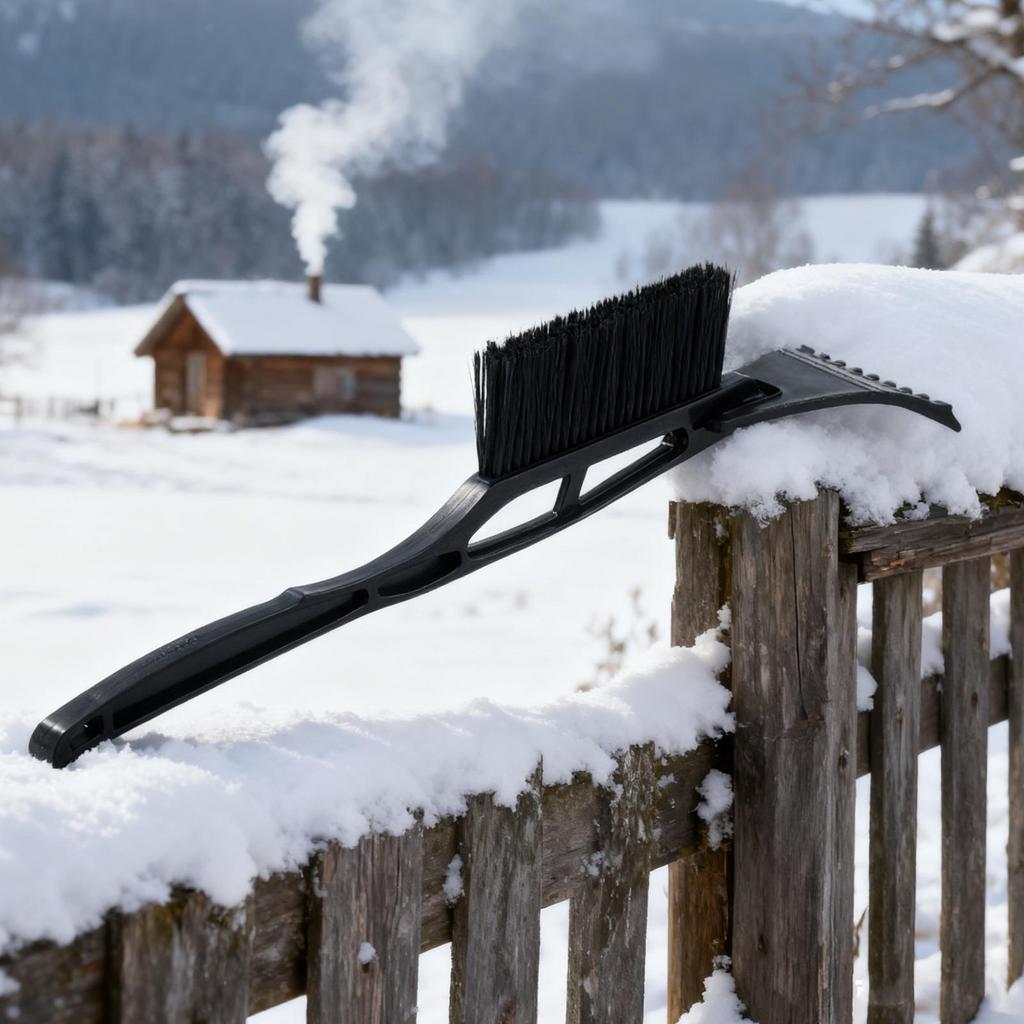 Skrobaczka do szyb samochodowych Łopata do śniegu 2 w 1 Zimowa Szczotka do śniegu na przednią szybę Skrobaki Narzędzie do czyszczenia Pojazdu SUV Ciężarówka Zewnętrzna