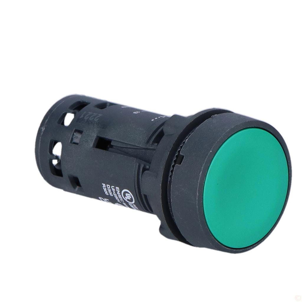 Flat Green Button with Automatic Return Without Marking Harmony XB7