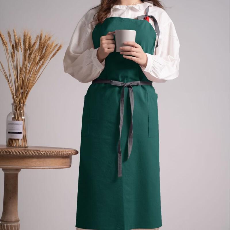 Japanese Korean Style Cotton Kitchen Apron