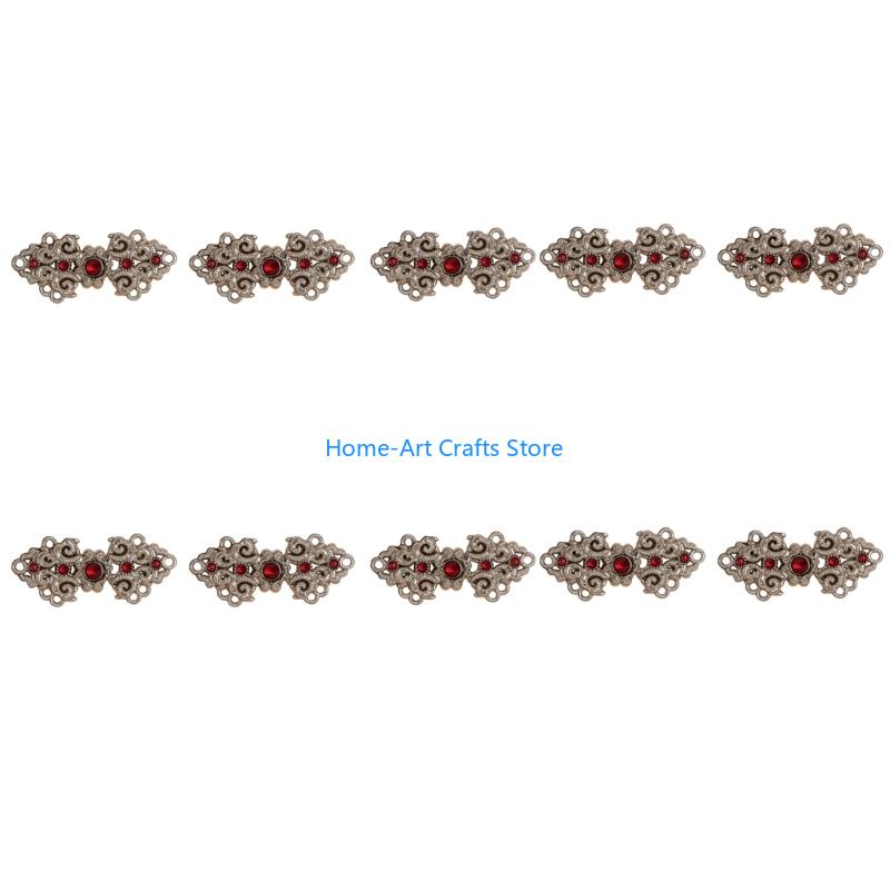 

Y3NA 10Pcs Metal Chinese Knot Button Cheongsam Knot Buttons Sewing Fasteners 2026 New Dropping