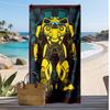 Brisbane Lions Printed Beach Towel Quick Dry Soft TowelPortable Large Rectangular Beach Blanket for Travel Swimming Pool