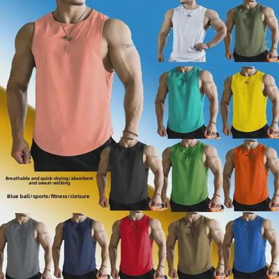Men's Quick-Dry Fitness Vest - Sleeveless Waistcoat for Basketball, Running, and Training