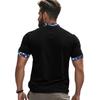 Summer Men Strap Corduroy Short Sleeve T-shirt Men