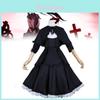 Puella Magi Madoka Magica Akemi Homura Cosplay Dress With Polyester Fabric For Anime Role Play