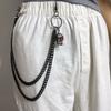 European and American Jewelry Skull Trouser Chain High-end Hip-hop Chain Punk Waist Chain Pendant Trouser Chain