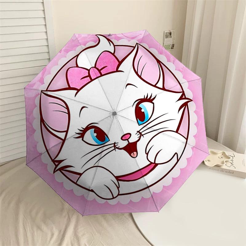 

1PC cat cake Umbrella-8-Rib Reinforced, Automatic Open, Lightweight & Durable, Cute Fashion Accessory for Outdoor, Beach or Casual Use, Beach Umbrella