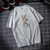 KK Large Size Men Short Sleeves T-shirt 100% Cotton Casual Tee Shirt S-6XL