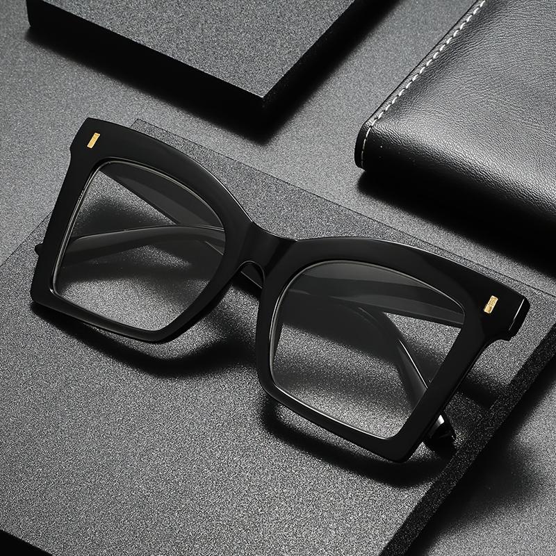 Classic Black Frame Presbyopia Glasses Big Frame Blocking Blue Light Reading Glasses Eyewear +1.0+1.5+2.0+3.0+3.5+4.0 Unisex