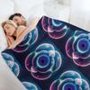 Sacred Geometry Hologram Throw Blanket Moving Thermals For Travel blankets and throws Luxury St Blankets