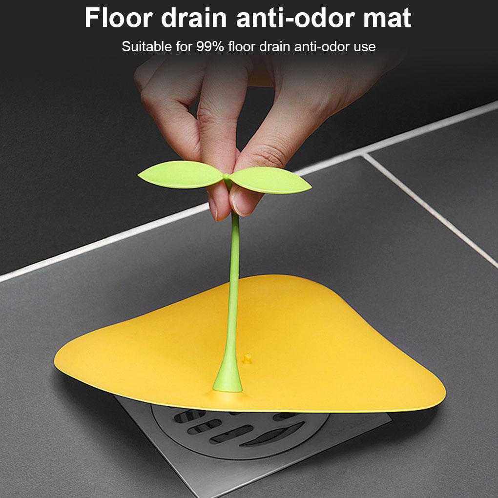 Drain Cover Bathroom Kitchen Shower Hair Catcher Silicone Washable Cover Bathroom Kitchen Tub Sewer Residue Stopper