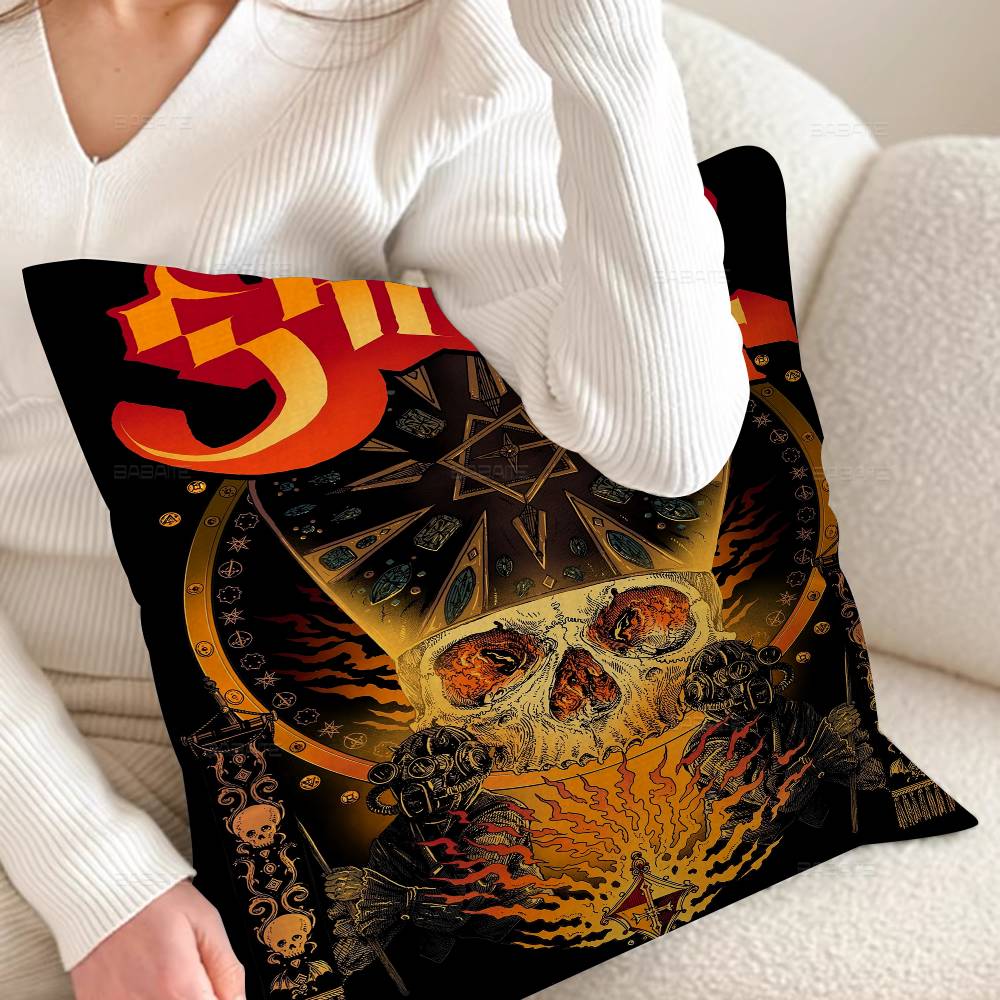 Classic Ghost Band Pillow Cover For Bedroom Room And Living Room Sofa Decorative Cushion Cover