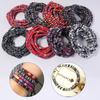 5Yards 6mm Round Cotton Cord Colorful Ethnic Style Cord Rope String For DIY Handmade Clothing Sewing Jewelry Making Accessories
