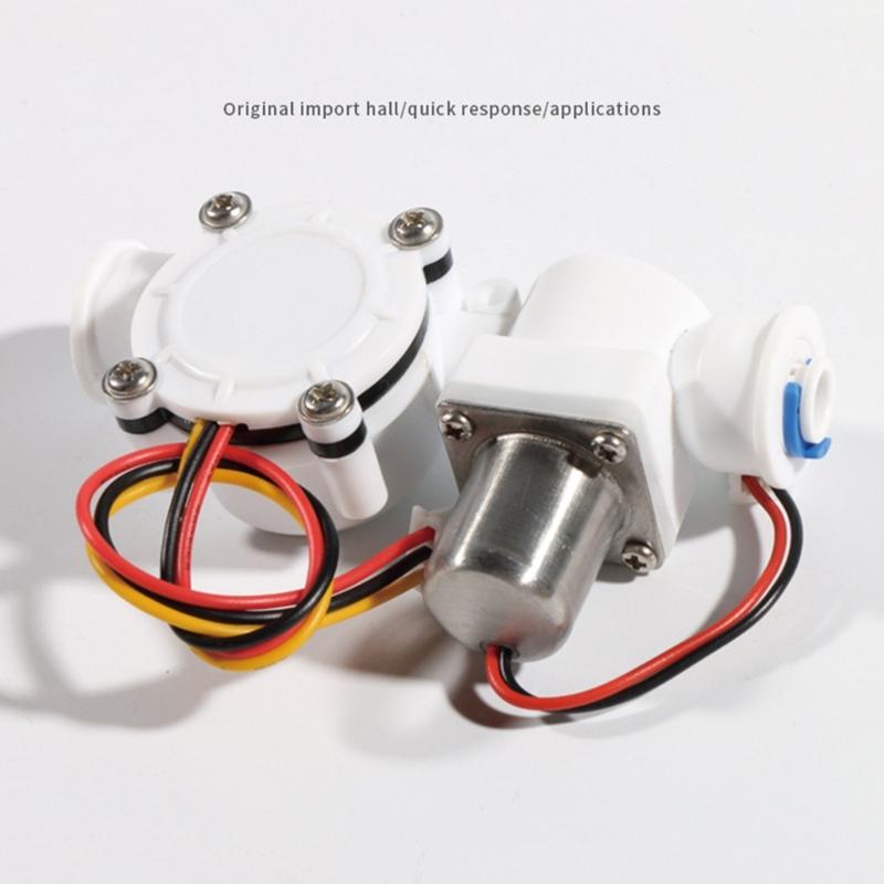 Uppgraderad vattenflödessensorbrytare Luftflödesmätarbrytare 1,8~5V 1/4" gänga Enkel installation Lämplig för IC-kort