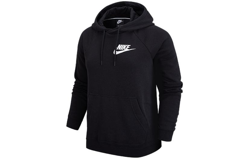 

Nike Sweatshirts Women s Black/Black/White Hooded Moderate Other CI1193-010 M