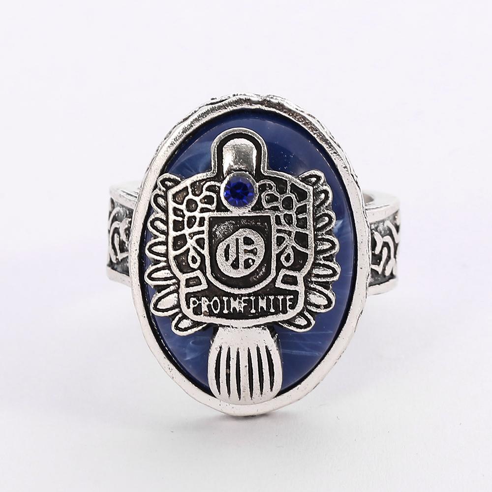 The Vampire Diaries A-Z 26 Písmen Prsten Pro Ženy A Muže Abecední Iniciály Gotické Šperky Salvatore Damon Znovuzrozený Denní Světlo Prsten