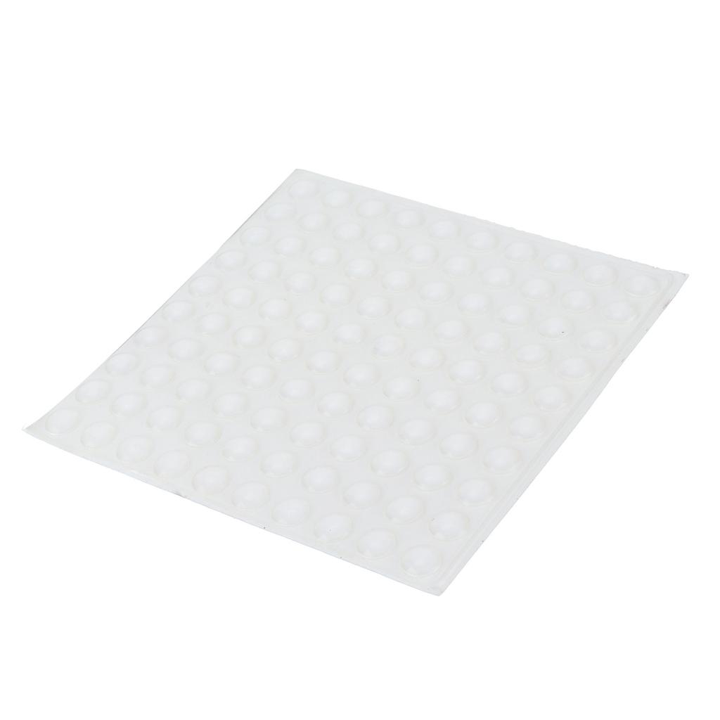 100Pcs/Sheet Self Adhesive Pads Non Slip Transparent Buffer Pads for Table Chair Photo Frame