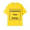 Customized Your Own Design Diy02 Cotton Men T-shirts Women T Shirts Personalized Unisex Custom Printed Logo