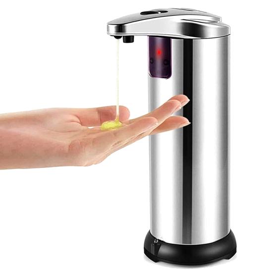 Touchless Soap Dispenser Stainless Steel Infrared Sensor Dual Button Control Liquid Automatic Soap Dispenser for Bathroom
