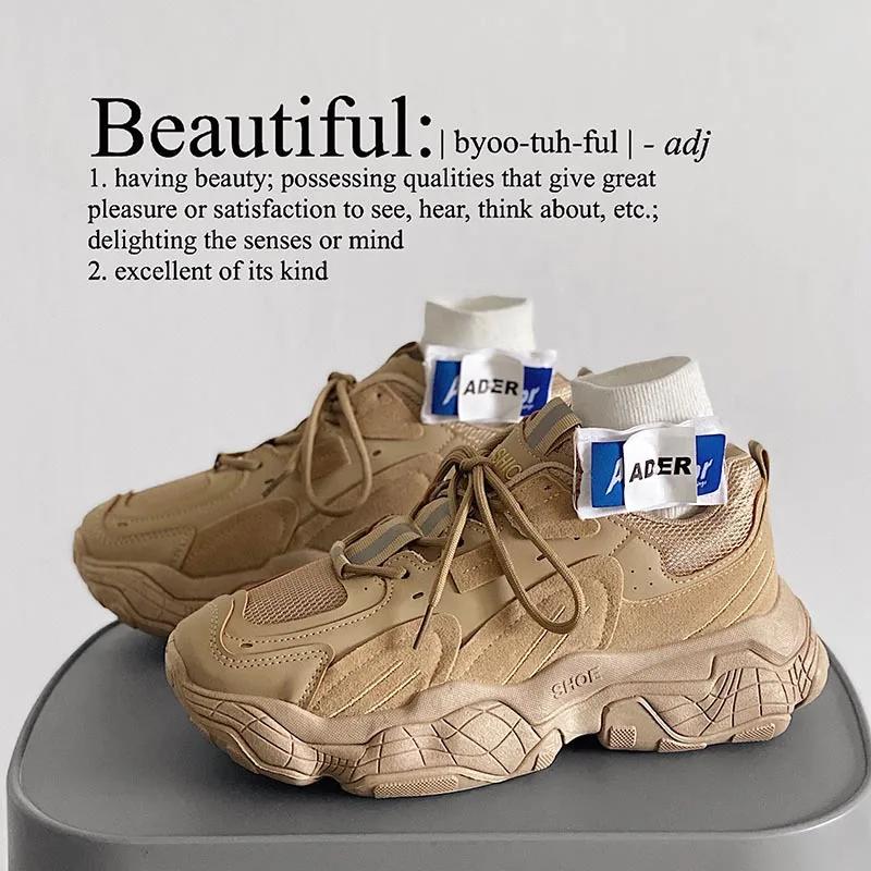 Sneakers For Men Fashion Lace up platform Dad Shoes White Breathable comfortable Male Sport Running Shoes zapatillas 2025